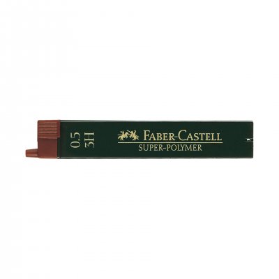 Faber-Castell Мини графити Super-Polymer, 0.5 mm, 3H, 12 броя