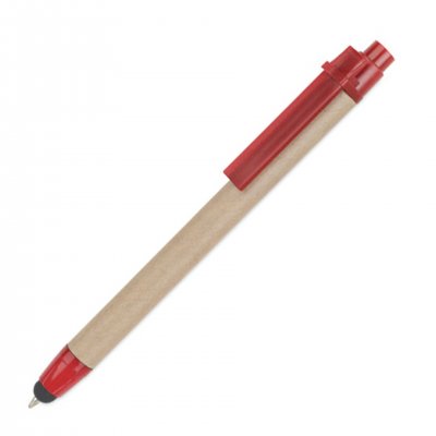 Химикалка Recytouch, екологична, червена, 50 броя