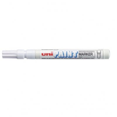 Paint маркер Uni PX-21 Объл връх Бял