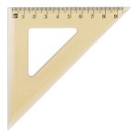 Триъгълник равноб. 45о Grand-853T 10cm прозрачен