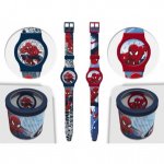Spiderman часовник в метална кутия