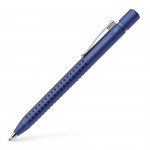 Faber-Castell Химикалка Grip 2011, металик, синя
