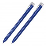 Faber-Castell Химикалка Grip 2022, синя, 2 броя в блистер