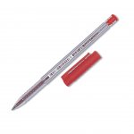 Faber-Castell Химикалка 1440, 0.8 mm, червена