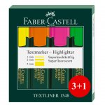 Faber-Castell Текст маркер 48, 3 + 1 цвята