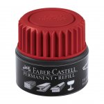 Faber-Castell Мастилница за перманентен маркер Grip, 25 ml, червена