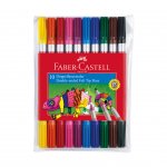 Faber-Castell Флумастери, двойни, 10 цвята