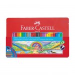 Faber-Castell Комплект за рисуване, включващ моливи 28 цвята и флумастери 22 цвята