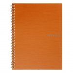 Fabriano Тетрадка, A5, широки редове, офсетова хартия, метална спирала, мека корица, 70 листа, оранжева