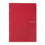 Fabriano Тетрадка, A4, широки редове, офсетова хартия, мека корица, 40 листа, червена