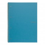 Fabriano Тетрадка, A4, широки редове, офсетова хартия, метална спирала, мека корица, 70 листа, синя