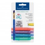 Faber-Castell Акварелни пастели Gelatos, комплект металикови нюанси, 4 цвята