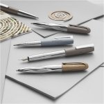 Faber-Castell Химикалка N'ice, металик, сива