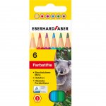 Eberhard Faber моливи 6 цвята къси
