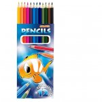Цветни моливи Ico Fish 12 цвята в кутия