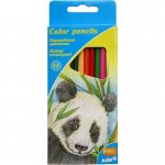 Цветни моливи Kite Panda триъгълни 12 цвята