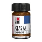 Marabu Боя за стъкло арт, червено злато, 15 ml, 586