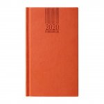 Календар-бележник Поло, седмичник, 9 x 16 cm, оранжев