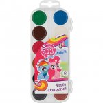 Водни бои Kite Little Pony `19 медени 12 цвята