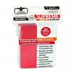 Немски протектори ug - ultimate guard supreme sleeves matte 66x91 (63.5x88 lcg) - 80 бр. червени
