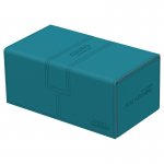 Кутия за карти - ultimate guard twin flip'n'tray xenoskin (за lcg, tcg и др) 200+ - петрол синя