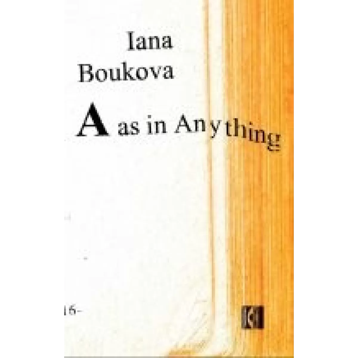 A as in Anything - Iana Boukova