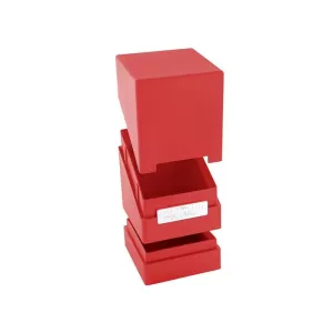 Кутия за карти - ug monolith deck case (за lcg, tcg и др) 100+ - червена