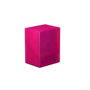 Кутия за карти - ultimate guard boulder deck case (за lcg, tcg и др) 80+ - розова