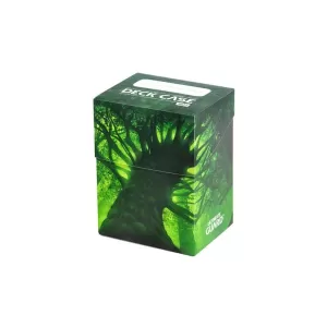 Кутия за карти - ultimate guard deck case lands edition (за lcg, tcg и др) 80+ - forest