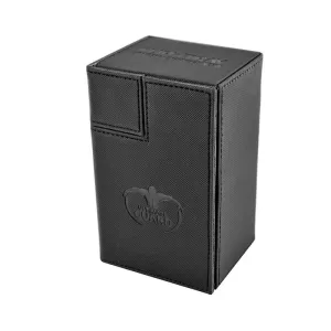 Кутия за карти - ultimate guard flip'n'tray (за lcg, tcg и др) 80+ - черна