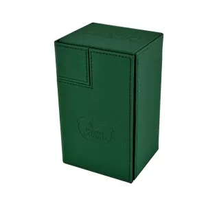 Кутия за карти - ultimate guard flip'n'tray (за lcg, tcg и др) 80+ - зелена